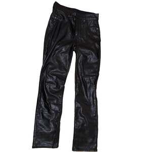 GAP Vintage Slim High Rise Faux Leather Pants Size 25